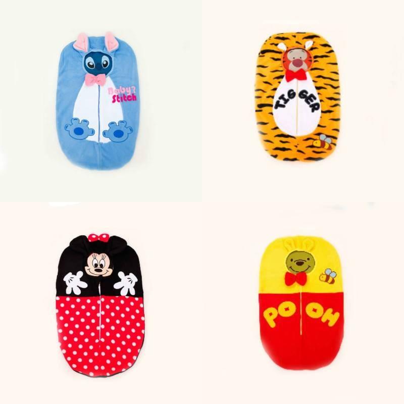 Микки Маус и Дональд Дак Тигра Пух Детский Зимний Спальный Мешок Съемный