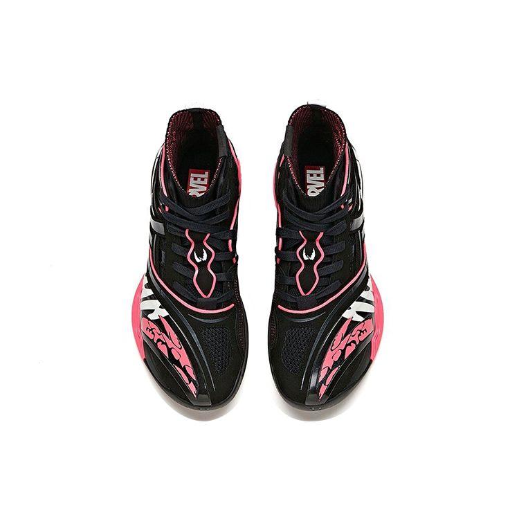 Anta Баскетбольные кроссовки Marvel X Destruction Venom KT6 Thompson Fabric Synthetic Leather Shock Absorbing Non-Slip Wear-Stick с высоким верхом 112041102-6