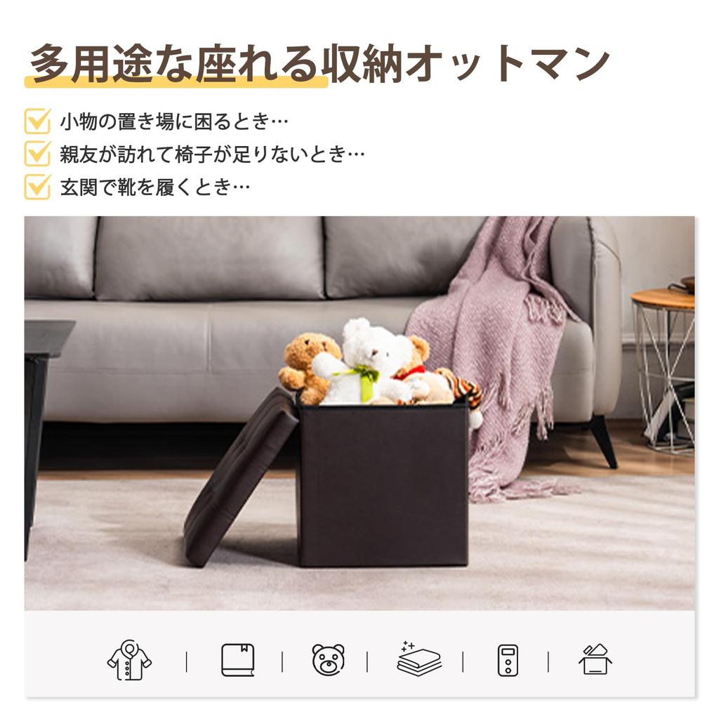 YOUDENOVA Складной пуф для хранения с пеной памяти, стремянка для гостиной и пуф с грузоподъемностью 160 кг, подушка, подставка для ног, комнаты, прихожие,