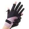 Summer sunscreen gloves women's ice silk sleeves driving sports thin non-slip elastic spring