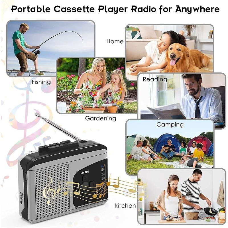 1 Упаковка кассетный плеер Walkman с динамиком, стерео, радио FM прямой на MP3 на карту TF ezcap234