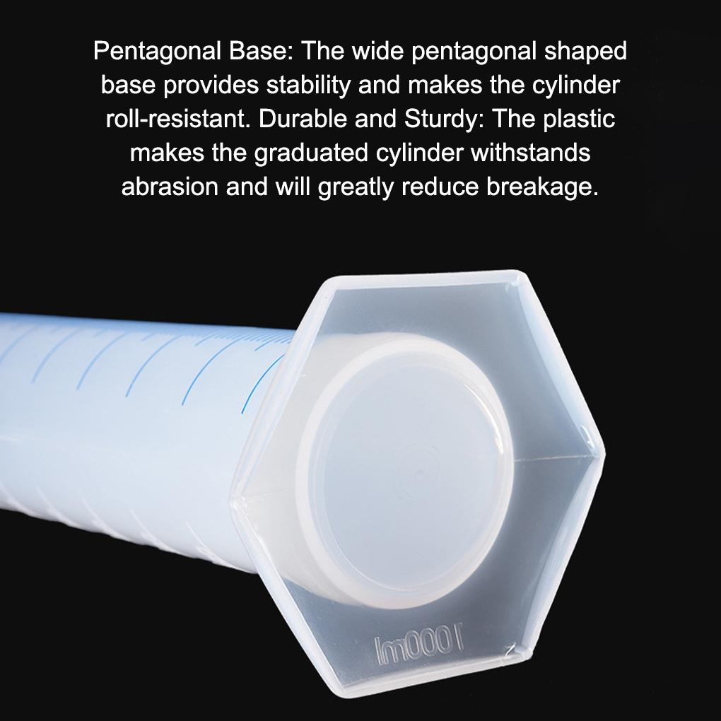 4 шт. мерные чашки достаточный лабораторный измеритель профессиональный инструмент пробная трубка прозрачный прочный цилиндр для использования измерения