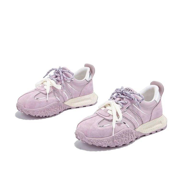 Популярные немецкие кроссовки на толстой подошве 2025 года, весна и лето, новая нишевая обувь с низким верхом, спортивная обувь для бега, модная повседневная женская обувь