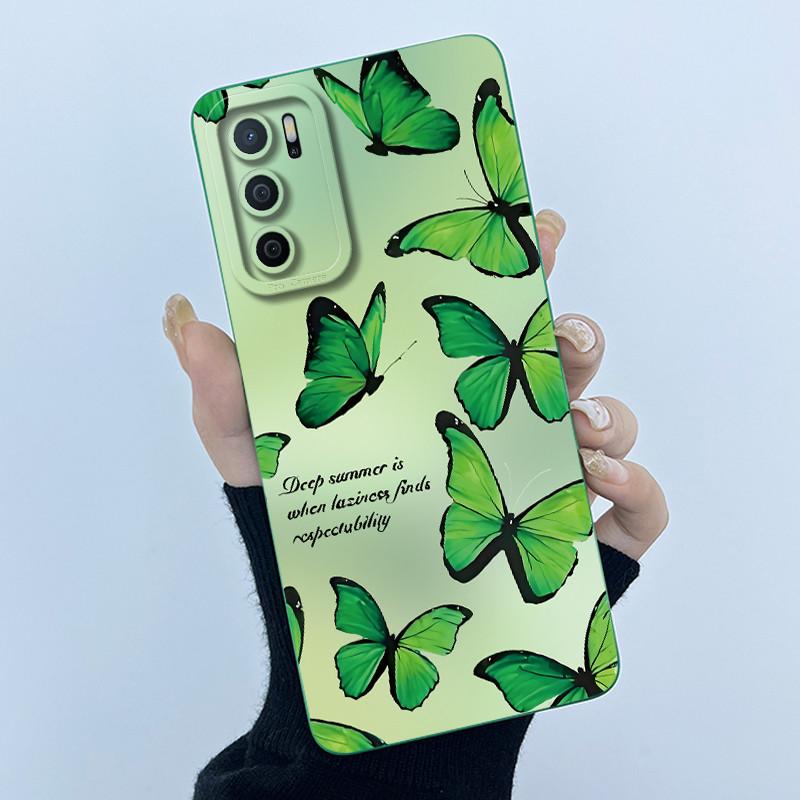 Чехол для OPPO A16 Чехол для Oppo A16s A54s Модный Простой Цветок Мягкий Жидкий Силикон Ударопрочный Чехол Oppo CPH2269 CPH2271 Funda