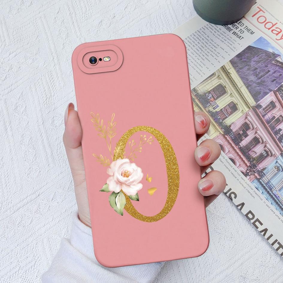 Для OPPO Realme C11 C12 C15 C33 C17 C35 C20 C30 Роскошный защитный квадратный жидкий силиконовый чехол из мягкого ТПУ с цветочными буквами для Realme Funda Coque, бампер