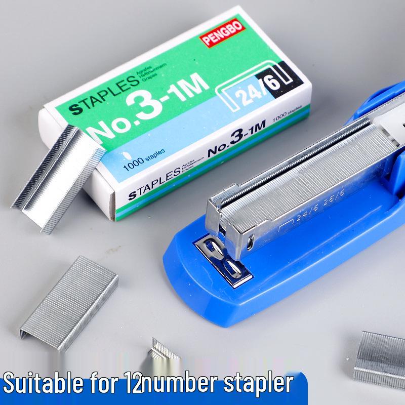 Скрепки Staples 24/6 Универсальные 12 калибра для 25 страниц | Канцелярские товары для офиса
