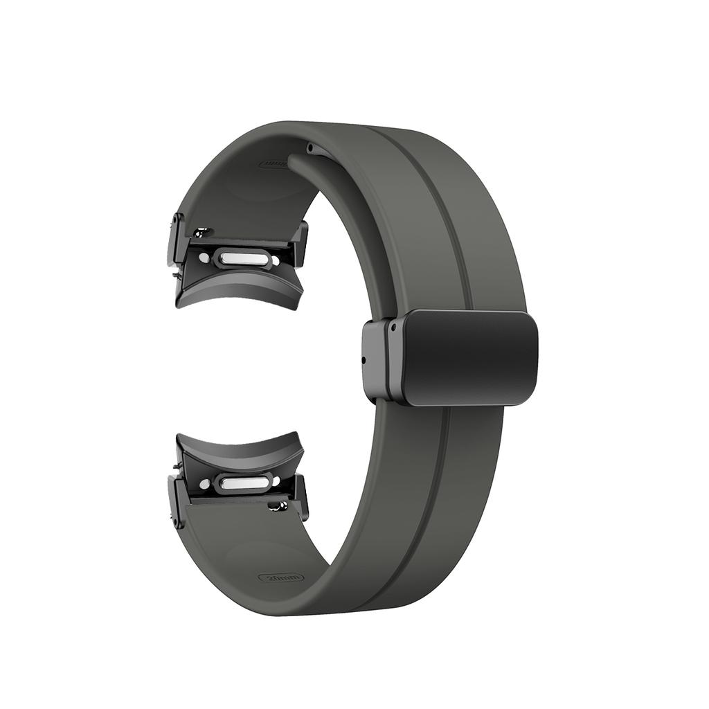 Магнитный силиконовый ремешок для Samsung Galaxy Watch6 44мм 40мм Спортивный ремешок 20мм Браслет Galaxy Watch 6 Classic 43мм 47мм