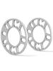 GAsupply Колесная проставка, Толщина 8 мм, Совместима с 4- и 5-отверстиями, P.C.D. 98-114.3, Алюминий [Колесная проставка 5мм 4/5H] Серебристый, Комплект из 2 шт.