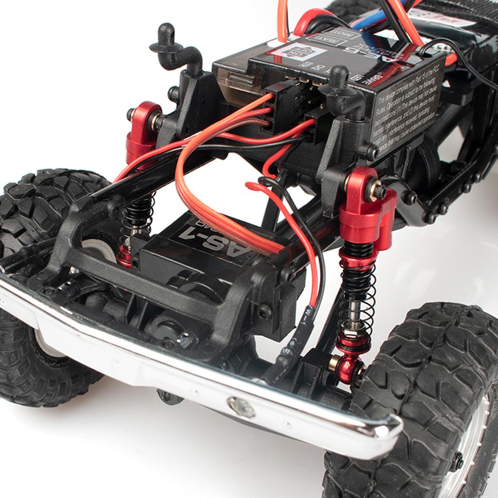 4 шт. Алюминиевый амортизатор для RC-модели Сборный пружинный амортизатор отрицательного давления для 1:24 SCX24 90081 00001 00002 RC Гусеничный Автомобиль Апгрейды