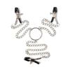 Adjustable Y-shaped Nipple Clitoris Nipple Clamp with Stainless Steel Metal Chain  Flirting Breast-fed Sex Toy Stainless
