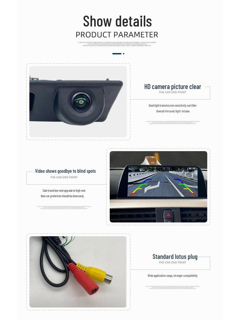 CVBS Baoma Handheld Starlight Night Vision Reversing Camera