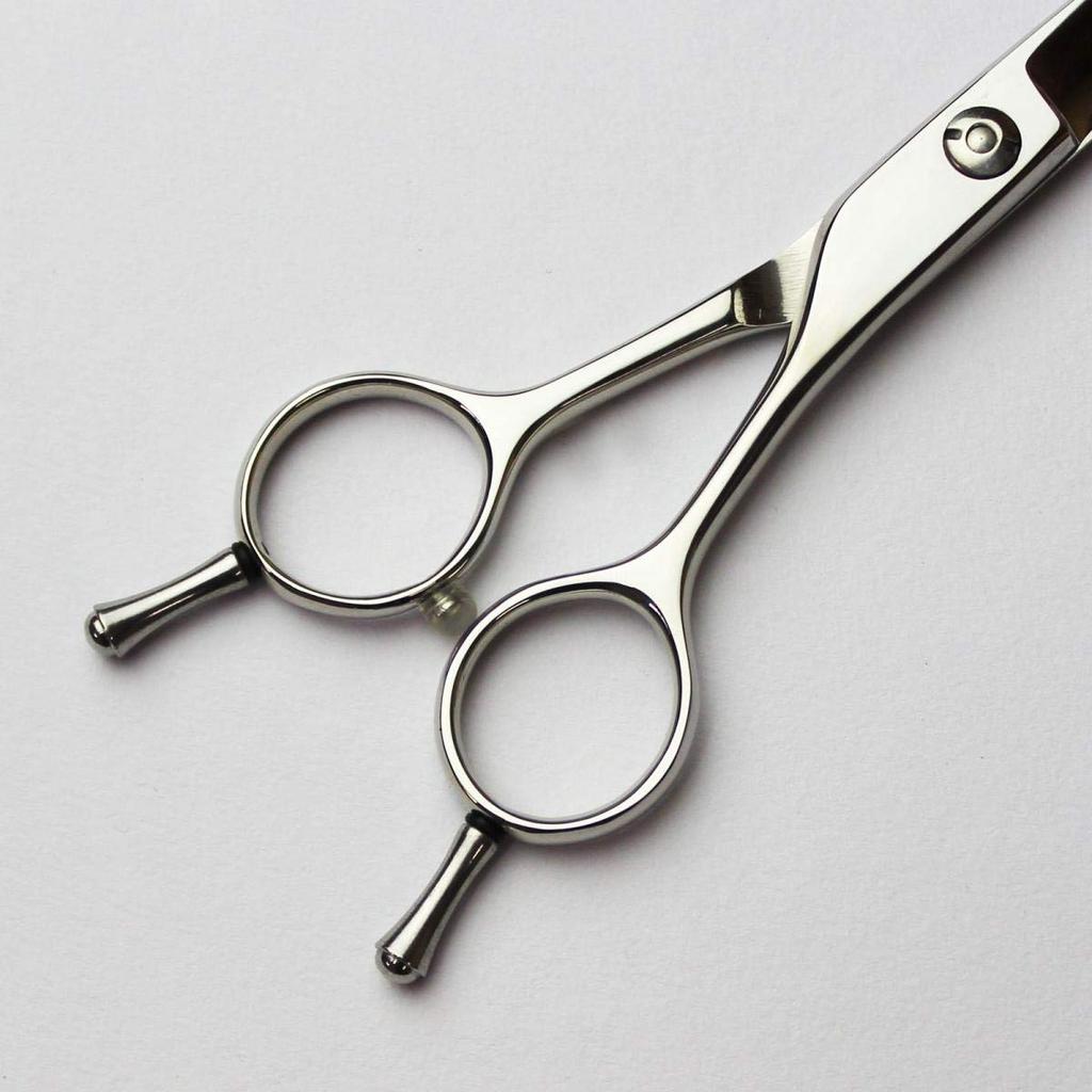 Ножницы OU Профессиональные ножницы с очками от японского производителя профессиональных 5,5 дюймов, Парикмахерская ручка, ось, ножницы.