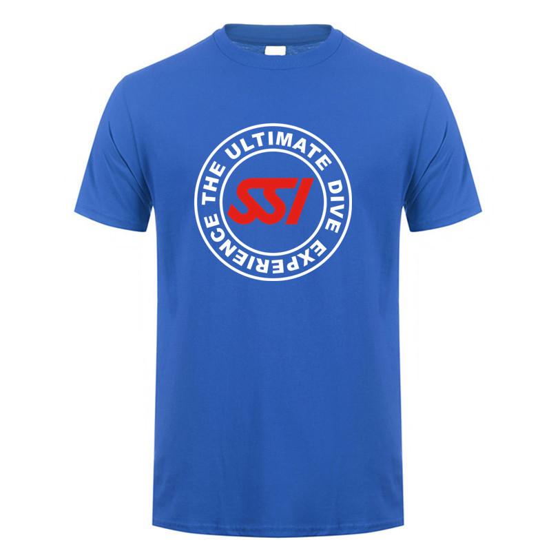 Scuba Diving Dive Ssi T Shirts Tees Short Sleeve Cotton Unisex The Ultimate Dive Experience Tshirt Tops Lh253