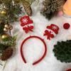 Christmas Spring Headband 4-piece Set Product Santa Rudolph Bear Snowman Life Four Cuts Props Party Hairband