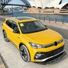 For Volkswagen Tiguan Rline 2024 2025 Automobile Front Bumper Lower Lip Protective Cover Spoiler Board Decoration Accessories