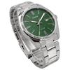 Casio MTP-1302DA-3AV Men's Analog Quartz Watch, Silver Metal Band, Green Textured Dial