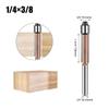 Double Bearing Flush Trim Bit Router Bit Professional Woodworking Milling Cutter For Wood Bit Face Mill 6mm 1/4in Shank