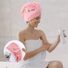Single/Double Microfibre Hair Towel, Soft Hair Dryer Cap, Bathroom Quick Dry Hair Towel, Women's Super Absorbent Hair Towel, Embroidered Hair Towel