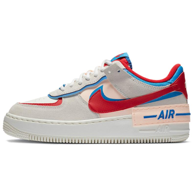 Nike Женские кроссовки Air Force 1 Shadow 'Sail Royal Red' CU8591-100