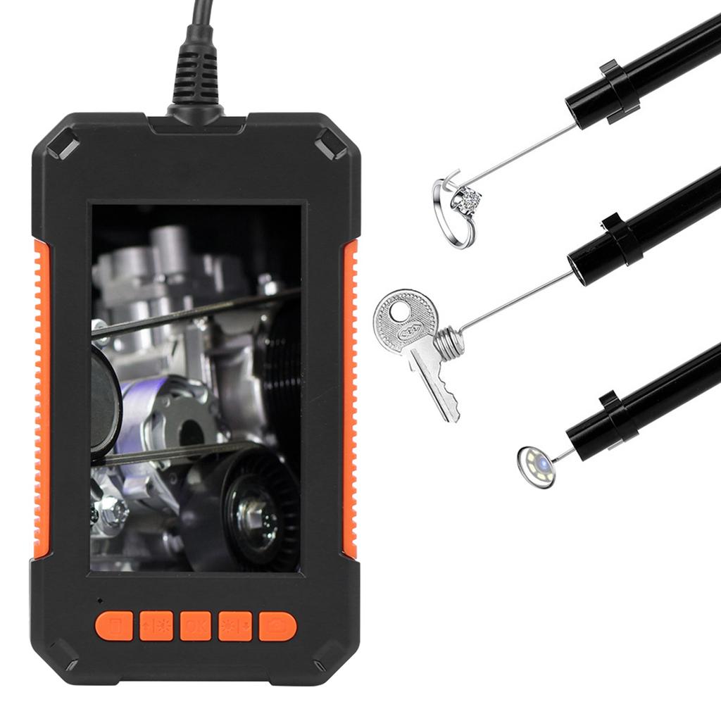 P40 8 мм эндоскоп 1920 X 1080P IP67 водонепроницаемый 4,3-дюймовый цветной дисплей экран портативный эндоскоп