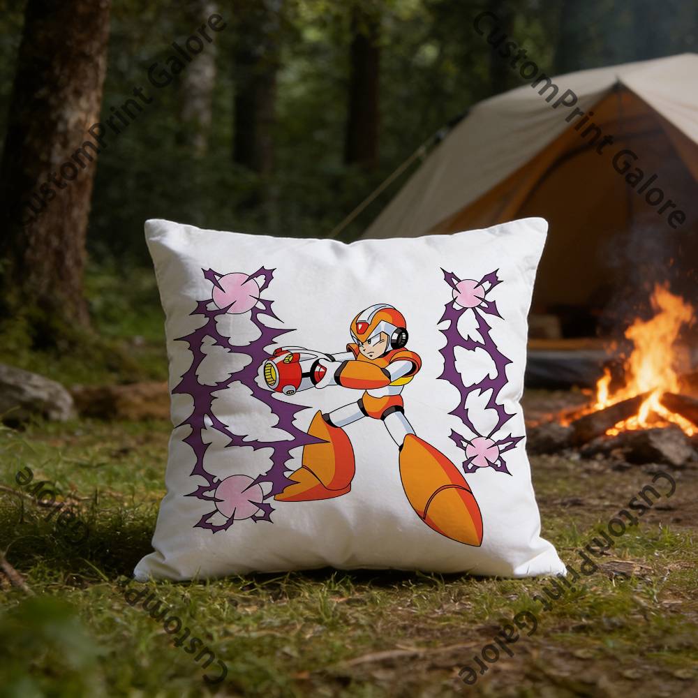 MMegaS NNapalm Man Polyester Printed Pillow Cover Square cm Soft for Sofa Bed Car Home Decor