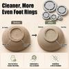 ABS Pottery Base Form Set, 5 Trimming Support Guides for Clay Bottom Shaping, Matte Finish Handling and Wheel Side Studio Tasks in Daily Use