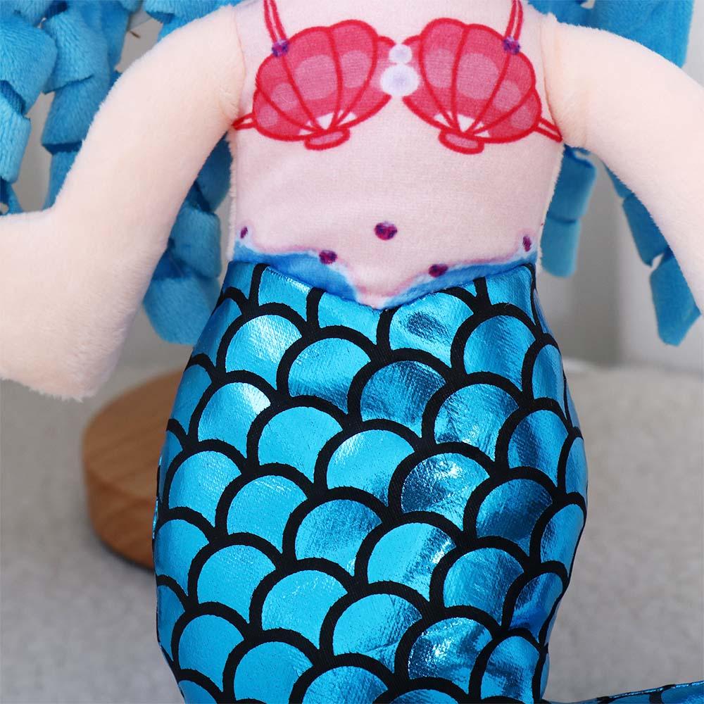 Doll Stuffed Plush Toys Mini Mermaid Plush Toy Princess Ragdoll Cartoon Animal Stuffed Toys