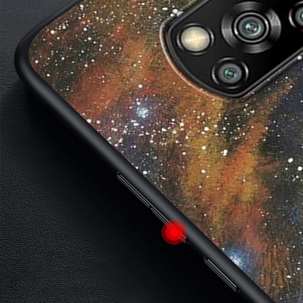 Чехол «Маленький принц» с аниме «Космос» для Xiaomi Poco X3 NFC M3 X4 Pocophone F1 M4 Pro F4 F3 GT, черный чехол из ТПУ для телефона Redmi Note 11 9S