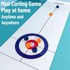 Складная настольная игра в керлинг, мини-керлинг, настольная игра для взрослых, детей