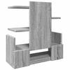 Vidaxl Organizer Na Biurko, Szary Dąb Sonoma, 49X20X52,5 Cm