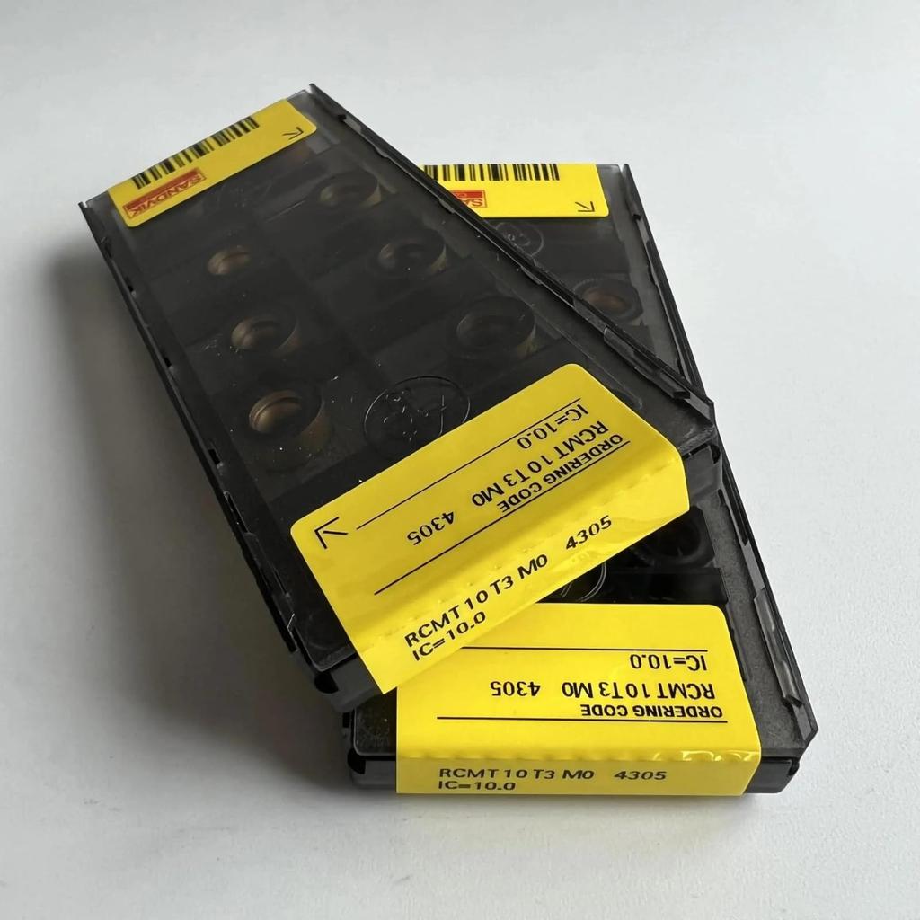 Original Sandvik / RCMT10T3M0 4305 / CNC Lathe Carbide Blade 10 PCS