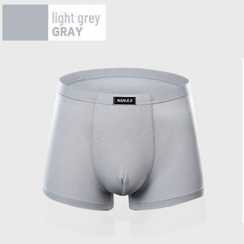 Мужские дышащие трусы-боксеры из модального волокна - однотонные, тонкие, эластичные, Ice Silk