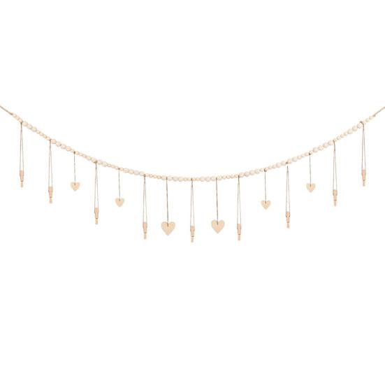 Wall Picture Hanging Rope Bohemian Style DIY Craft Wood Creative Mats Clip Holder Organizer Home Decor