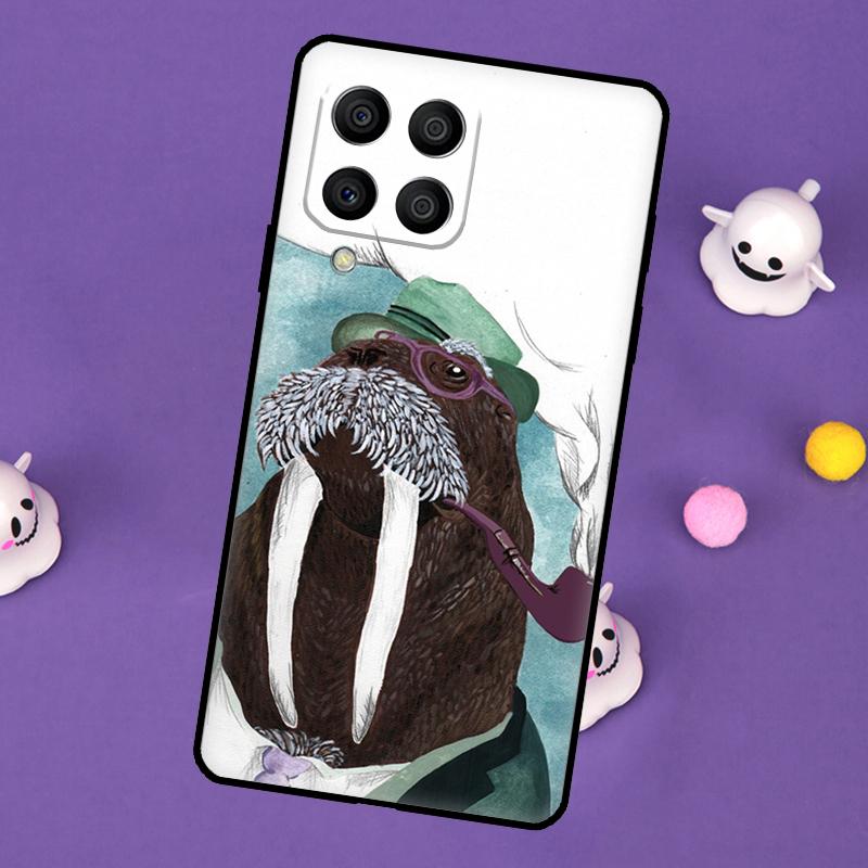 Милый Чехол-Морж Для Samsung Galaxy M32 M52 M12 M13 M33 M23 M53 M15 M55 M31 M51 M14 M34 M54 M20 Чехол
