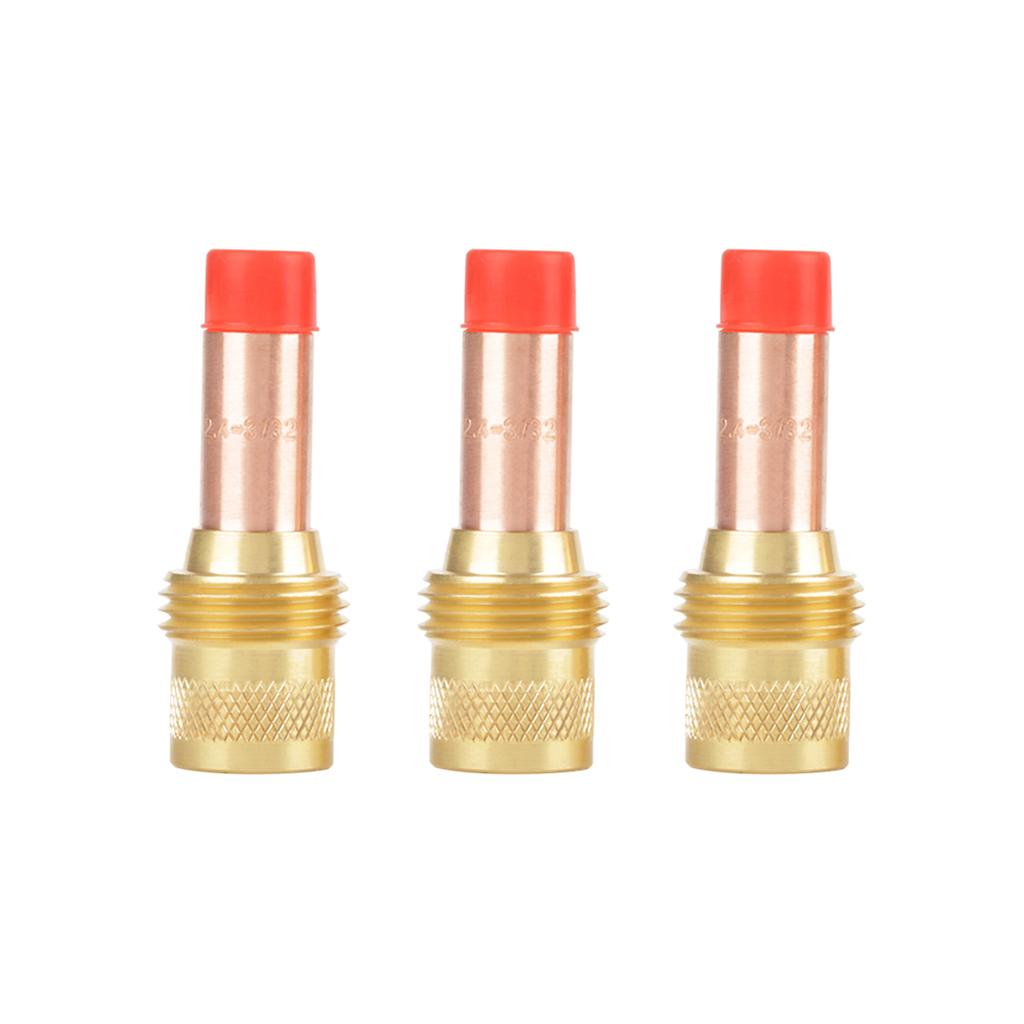 3 шт. 45V26 цанговый корпус газовая линза для горелки TIG WP171826 2,4 мм