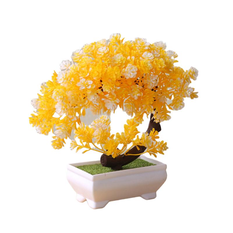 Искусственный цветок бабочка орхидея с тазиком для домашнего декора свадебные декоративные цветы рождественские подарки искусственные растения(С горшками)