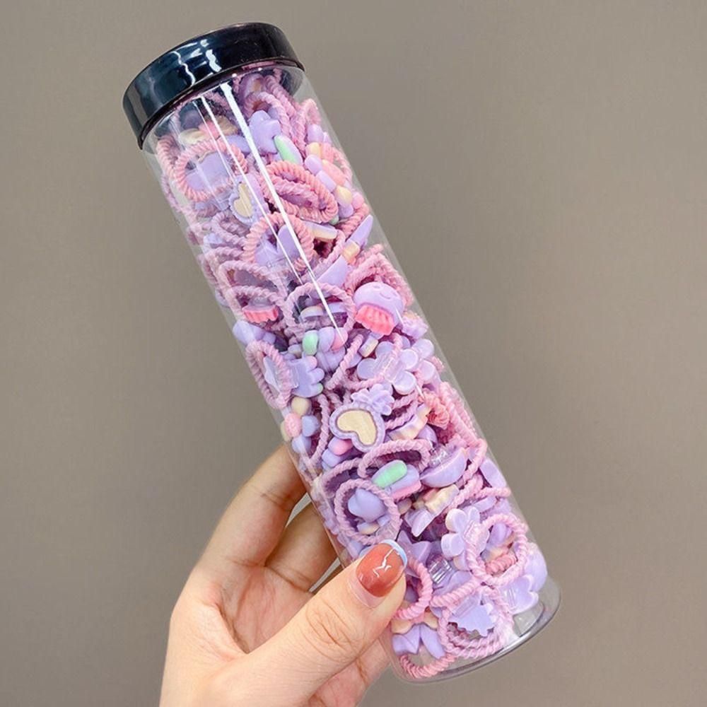 Эластичные детские резинки для волос, держатели для хвостиков, головные уборы, детские веревки для волос для женщин