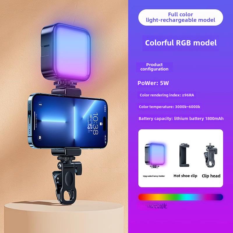 Mini Portable LED Selfie Fill Light for Mobile Photos and Videos