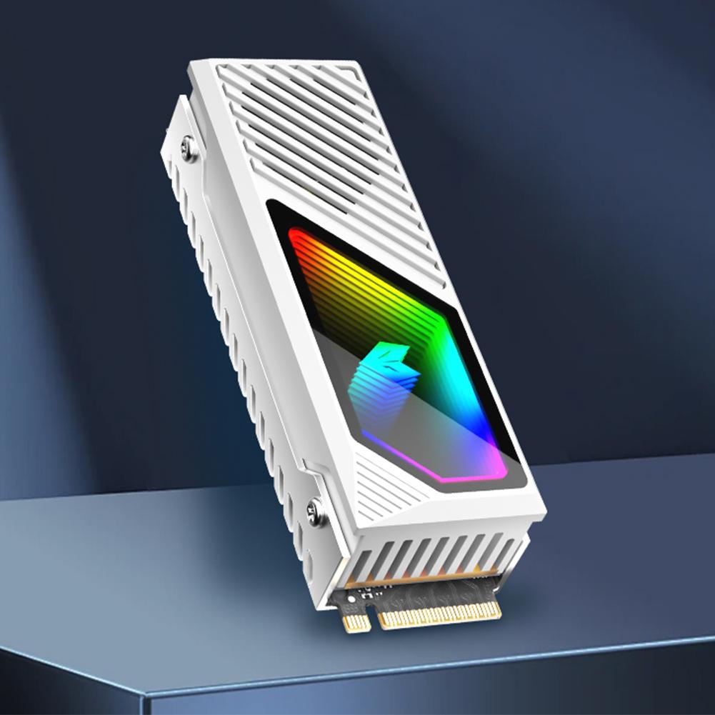 Радиатор охлаждения M.2 2280 SSD с термосиликоновой прокладкой 5V 3 Pin ARGB Радиатор жесткого диска M.2 для M.2 2280 SSD