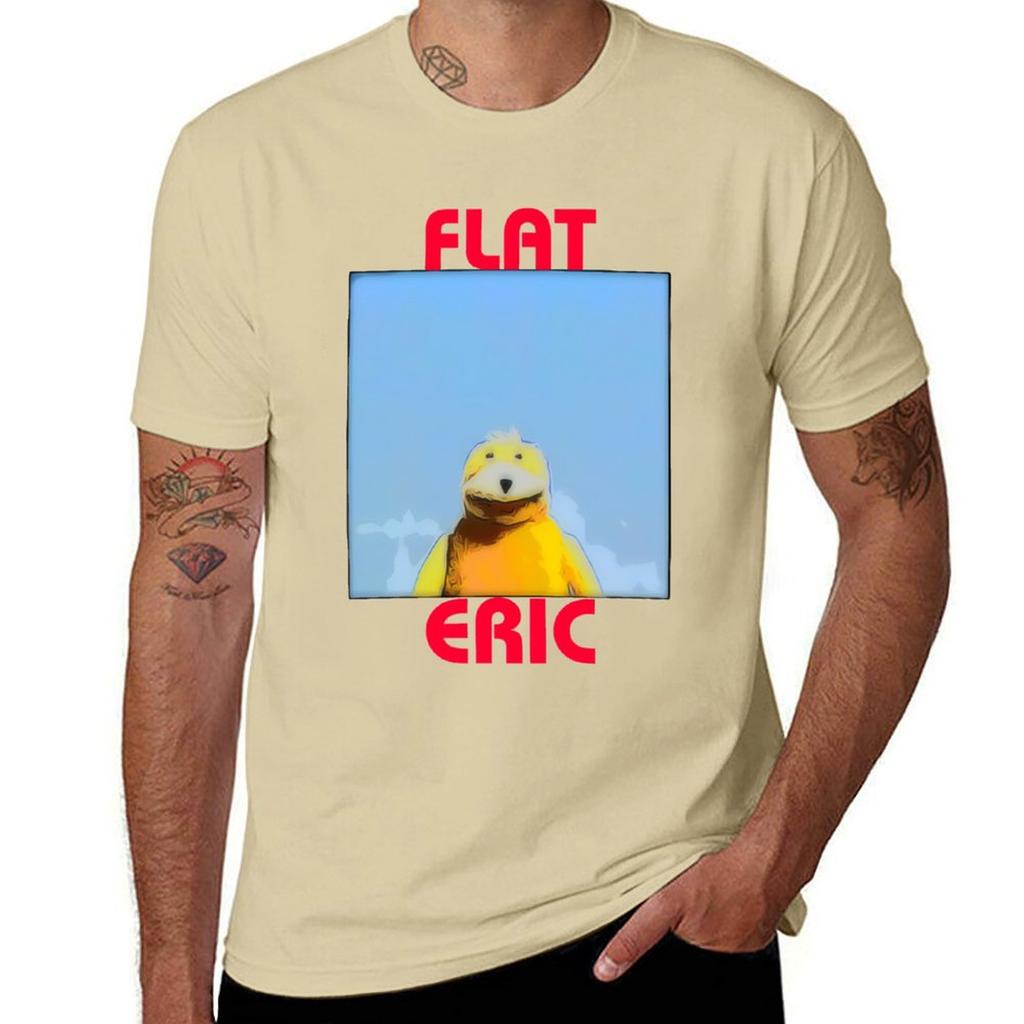 Футболка Flat Eric смешные костюмы спортивные фанаты кроссвит футболка мужская приталенные футболки для мужчин