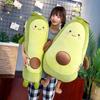 Avocado Green Giant Toy 35/50/65cm Sleeping Pillow Kawaii Stuffed Fruit Avocado Doll  Room Decor