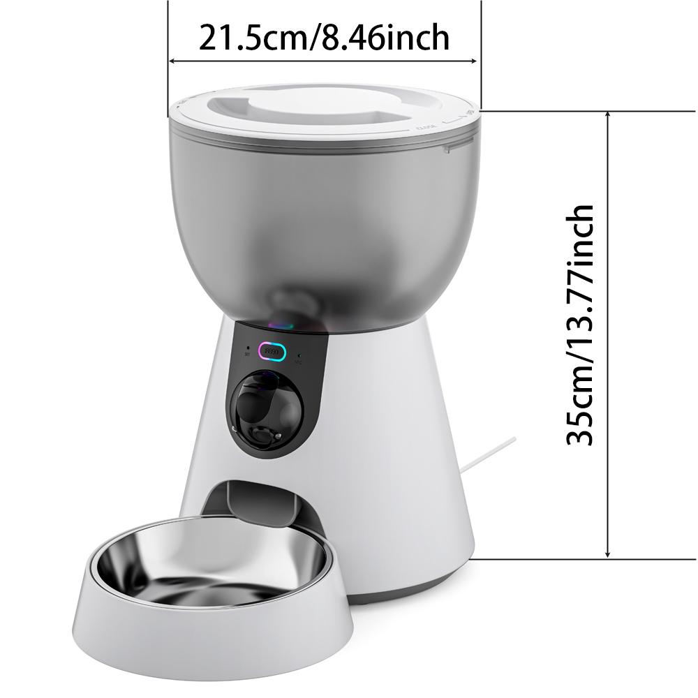 4L 300W камера приложение 5V USB автоматическое время для домашних животных кошки собаки сухой корм миска из нержавеющей стали видео диспенсер умный 2.4G/5G кормушка для домашних животных