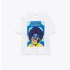 Women Summer Girl Print Cotton Oversized T Shirt Short Sleeve Long Tee Shirt Wear Top
