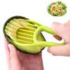 2pcs, 3-in-1 Avocado Slicer Shea Corer Butter Fruit Peeler Cutter Pulp Separator Plastic Knife Kitchen Vegetable Tools Home Accessory Green