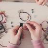 Портативный инструмент для узлов на бусинах, аксессуары для ручной работы, инструменты для изготовления украшений, нанизывания бусин для мужчин, женщин, мальчиков, девочек