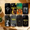 Чехол для телефона N-Nirvana Rock Band L-Lamentably для iPhone17 16 15 14 13 12 11 Pro Max Plus, 5G Мягкий Черный Чехол