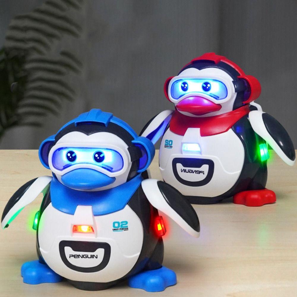 Interactive Penguin Moving Walking Toy Mechanical Penguin Simulation Model  Kids Birthday Gifts