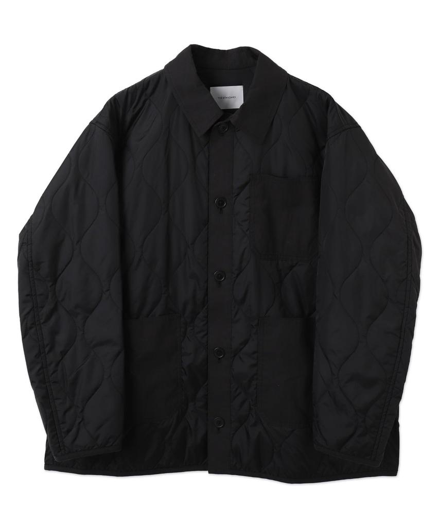 Unisex Quilted Blouson Outer Jacket BIG Oversized Big Silhouette Street Simple Military Plain Korean Gift Present Autumn Clothes Winter Clothes Spring