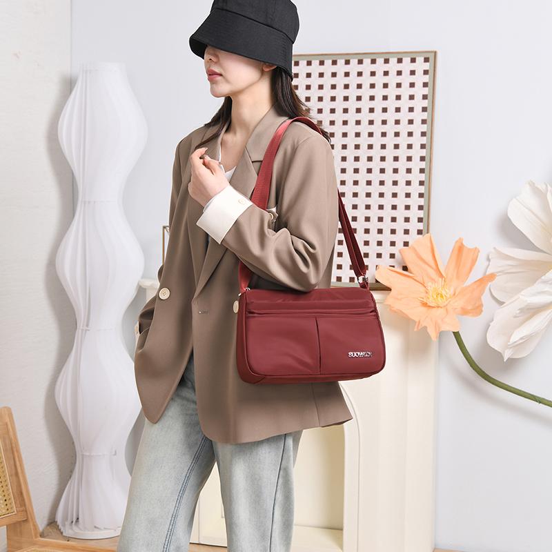 Сумка через плечо женская, большая вместимость, водоотталкивающая сумка через плечо, сумка для мам среднего возраста