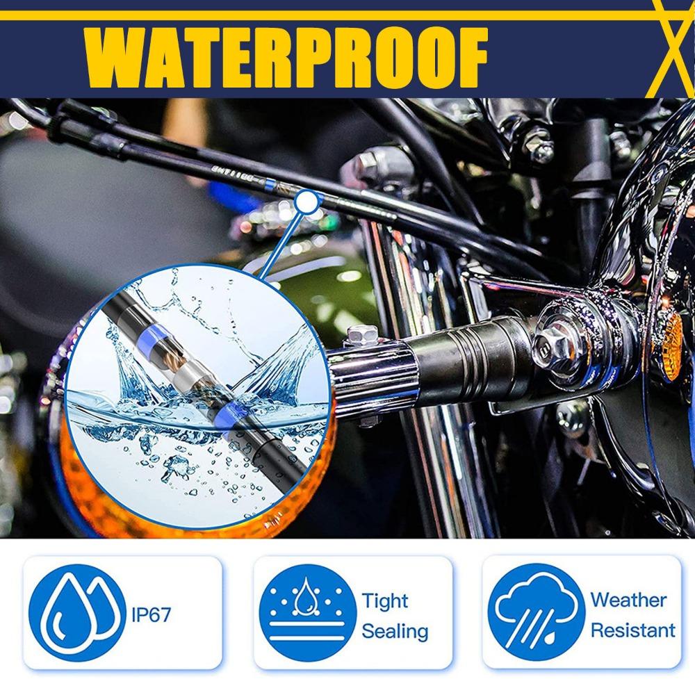 50-1200PCS Waterproof Solder Seal Wire Connectors Heat Shrink Butt Crimp Terminals Electrical Cable Splice for Automotive Marine